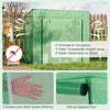 Lucktree Outdoor Portable Mini Greenhouse w/ PE Cover & 4 Ground Stakes & Ropes