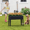 Lucktree Metal Raised Garden Bed with Legs(24”x11”x18”)