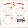 Lucktree 10.4 Feet Christmas Archway with Large Bow and LED Lights