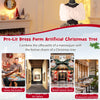 Lucktree 5ft Pre-Lit Dress Form Christmas Tree with Female Mannequin Torso Shawl Necklace