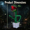 Lucktree Halloween Animated Standing Horror Piranha Plant Decoration