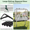 Lucktree Raised Garden Bed with Legs & Greenhouse Cover (1/2)