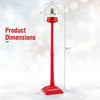 Lucktree 5 Ft Christmas Snow Globe Lantern | Musical Snowy Globe Street Lamp
