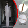 6.4 FT Halloween Animated Hanging Swinging Girl Creepy Doll