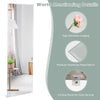 Lucktree Full Length Mirror Wall Mounted , 43 x 15 Inch Rectangle Frameless Mirror w/Beveled Edge, Wall Dressing Mirror