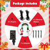 Lucktree 8 FT Christmas Inflatable Archway w/ Santa Claus & Snowman