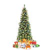 Snow Flocked Artificial Hinged Xmas Tree