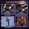 Lucktree 6.3 FT Animated Halloween Standing Talking Witch with Skull