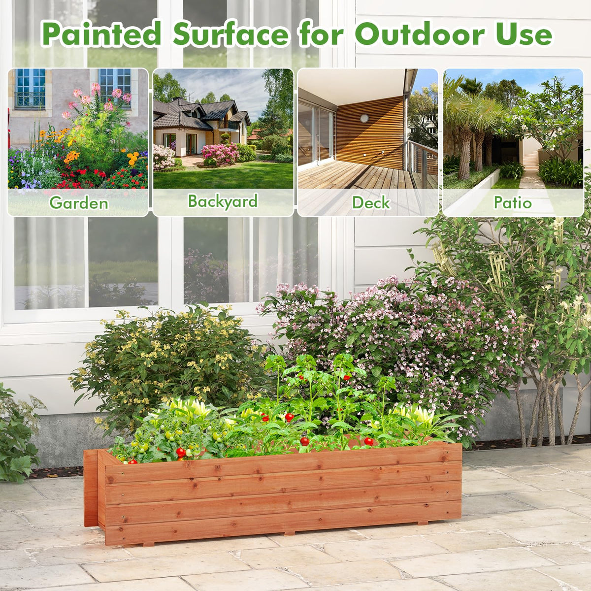 Lucktree Raised Garden Bed
