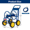 Lucktree Garden Hose Reel Cart - Water Hose Cart with 4 Wheels & Non-slip Grip