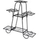 Lucktree 7 Tiers Metal Plant Stand Flower Pots Holder