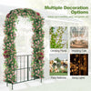 Lucktree 7.5Ft Garden Arbor with Gate