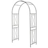 Lucktree Garden Arbors Trellises, 7.2FT Metal Garden Arch for Climbing Plants Roses
