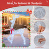 Lucktree 5 Feet Pre-Lit Christmas Reindeer with 100 LED Lights