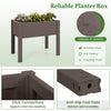 Lucktree Raised Garden Bed with Legs, Self-Watering Planter Box with Water Level Indicator