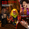 Lucktree 2 Pack Halloween Animated Tabletop Clown & Grim Reaper Decorations