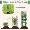 Lucktree 2 in 1 Round Trellis for Climbing Flower Vegetable Fruit