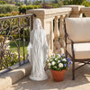 Lucktree Virgin Mary Garden Statue 29.5" | Blessed Mother Outdoor Religious Statue with Serpent