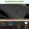 Lucktree 6.5x330 FT Weed Barrier Landscape Fabric, 3.2OZ Heavy-Duty Permeable Woven PP Ground Cover