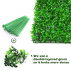 Lucktree 12PCS 20x20inch Artificial Boxwood Panels Garden Privacy Fence Screen