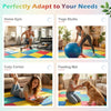 Lucktree Puzzle Exercise Mats | 0.5" Thick EVA Interlocking Foam Floor Tiles for Protective
