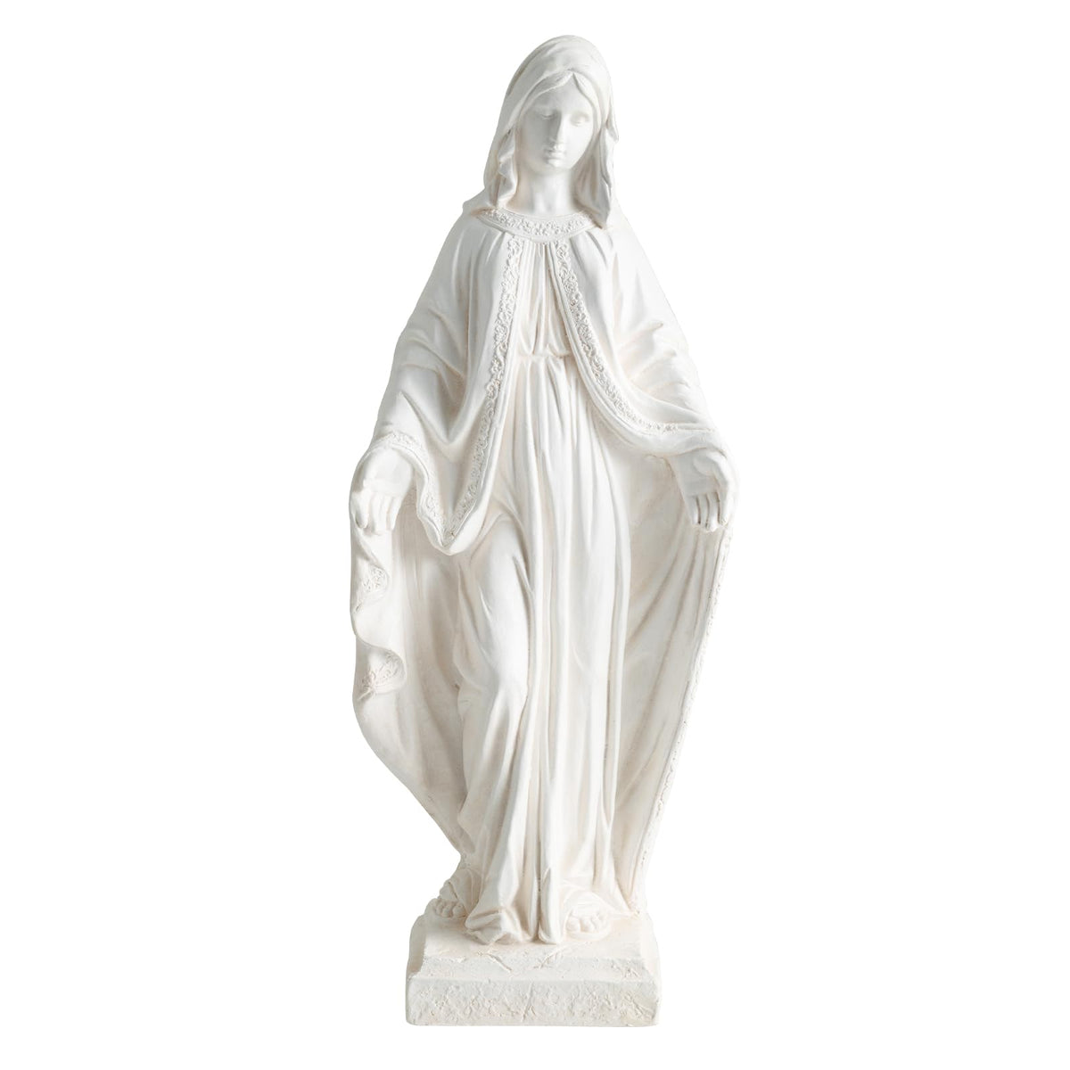 Lucktree Virgin Mary Garden Statue 31.5"| Blessed Mother Outdoor Religious Statue