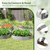 Lucktree 6 Pack Galvanized Steel Landscape Edging
