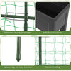 Lucktree Raised Garden Bed with Legs and Trellis for Climbing Plants