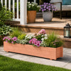 Raised Garden Bed Flower or Vegetable Planter (36" L X 7" W X 6.5" H)