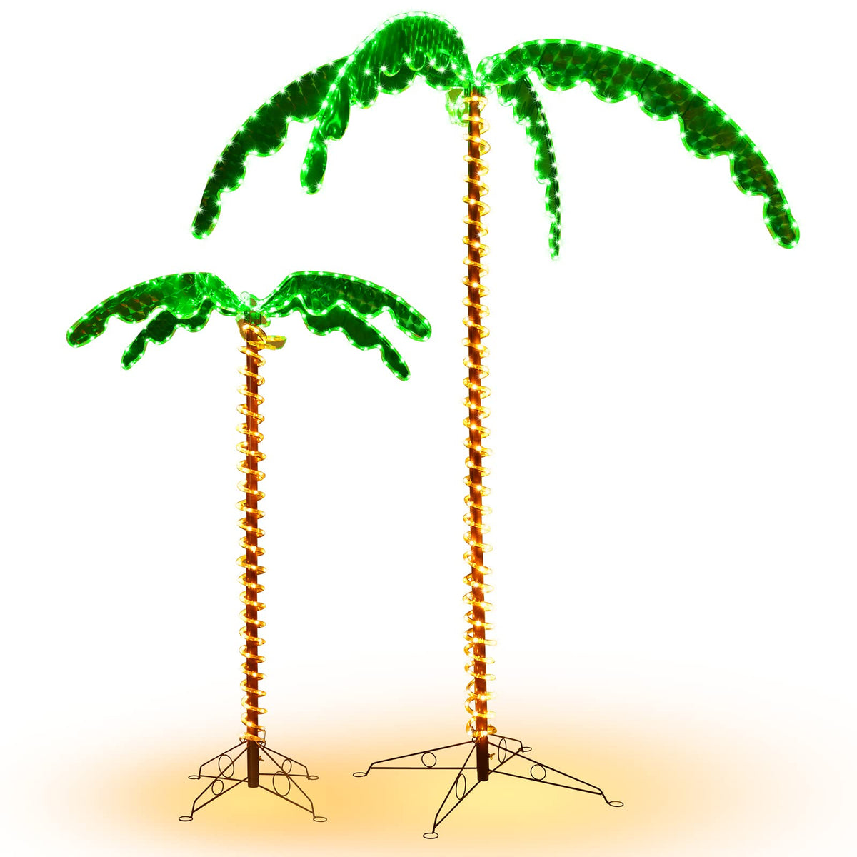 Lighted Palm Trees for Outside Patio - LucktreeUS