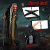 Lucktree 5FT Halloween Animated Standing Witch