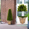 3FT Artificial Boxwood Topiary Tree, Faux Boxwood Tree