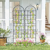 Lucktree 2/4 Packs 71"x20"/86"x20" Metal Garden Trellis for Outdoor Climbing Plants