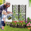 Lucktree 2 Pack Raised Garden Beds with Trellis