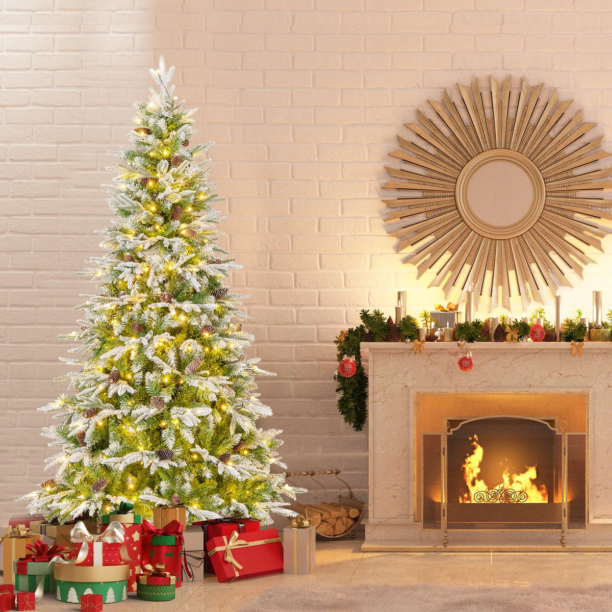 Pre-Lit Artificial Christmas Tree