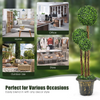 4 Ft Artificial Boxwood Topiary Tree - LucktreeUS
