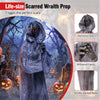 Lucktree 5.6 FT Animated Halloween Standing Weeping Woman Statue