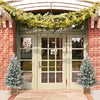 Lucktree 4 FT Pre-lit Entrance Christmas Tree with 231 Branch Tips and 100 LED Lights