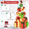 Lucktree 5.6 FT Pre-Lit Gift Box Tower