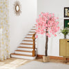 Lucktree 5.5FT Artificial Cherry Blossom Tree Faux Floral Plant Blooming Tree in Nursery Pot
