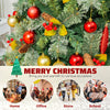 Lucktree 5ft Pre-Lit Artificial Christmas Tree, Hinged Xmas Tree with 453 PVC & Pine Needles