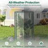 Lucktree Portable Mini Greenhouse with Roll-Up Zippered Door