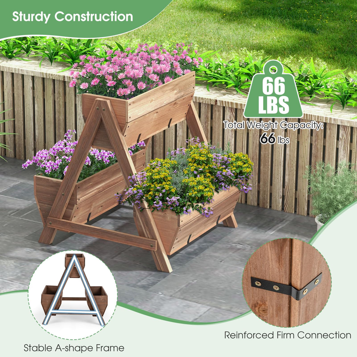 Lucktree Vertical Raised Garden Bed