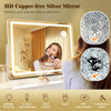 Lucktree 32" x 22" Large Makeup Mirror with 10X Magnify Mirror
