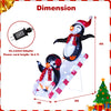 Lucktree Lighted Christmas Decoration Penguins