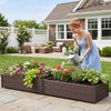 Lucktree Raised Garden Bed for Vegetables Flowers Herbs