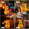 Lucktree 5 FT Halloween Light Up Pumpkin Decoration
