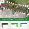 Lucktree Solid Pine Wood Planter Box w/Legs