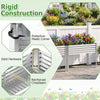 Lucktree Galvanized Raised Garden Bed with Legs Set 1/2 46"x24"x31" Metal Elevated Planter Box