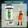 7.4 FT Halloween Lighted Inflatable Alien Decorations